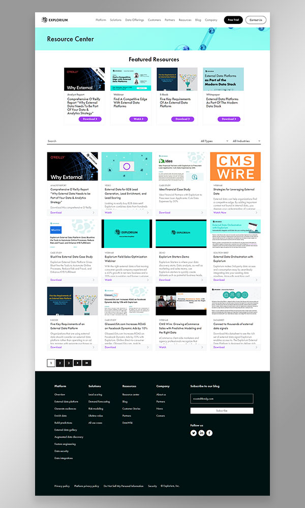 Portfolio image for Explorium