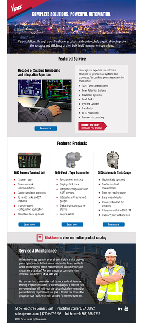Portfolio image for Varec